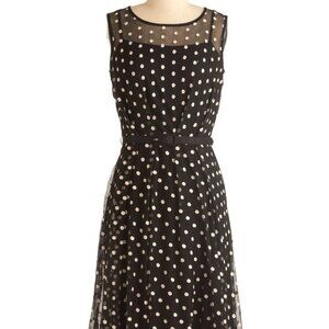 Eva Franco layered polka dot belted sundress